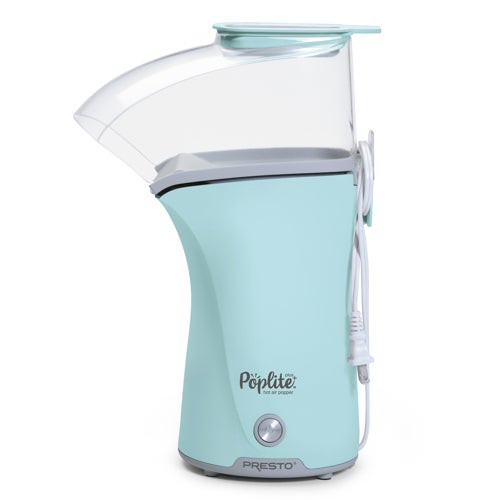 PopLite Plus Hot Air Popcorn Popper Aqua